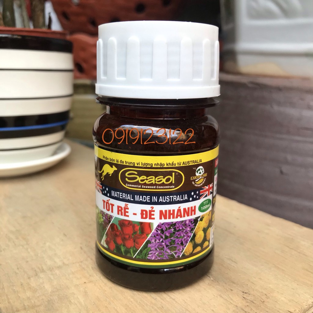 PHÂN BÓN LÁ SEASOL 100ML TỐT RỄ ĐẺ NHÁNH