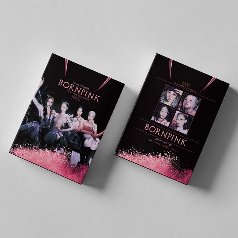 Set 54 Tấm Bưu Thiếp In Hình Nhóm Nhạc BLACKPINK Xinh Xắn