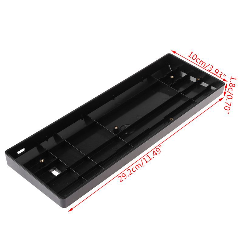 btsg GH60 Compact Keyboard Base Seat 60% Keyboard Poker2 Plastic Frame Case