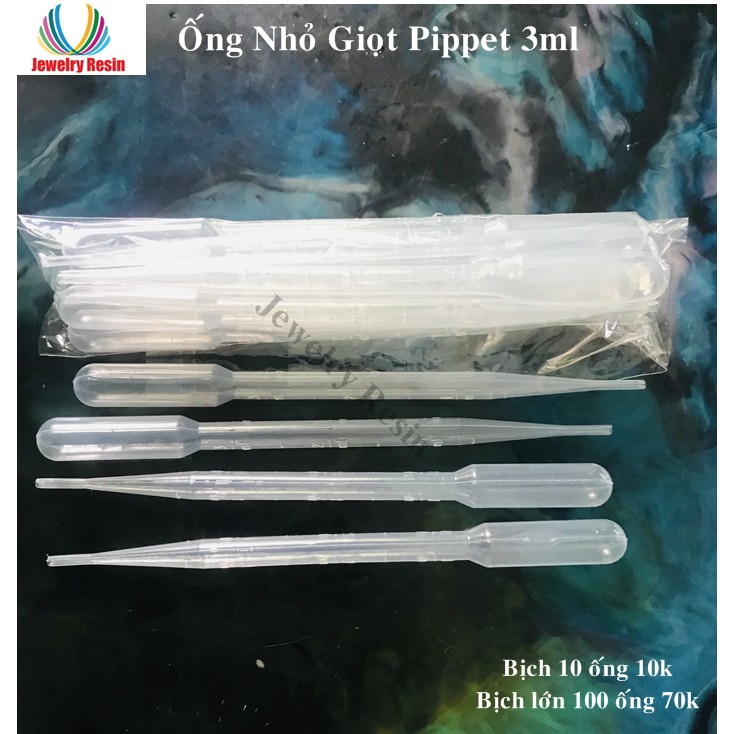 Ống Hút Nhỏ Giọt Pipet Bịch 10 Ống 10k