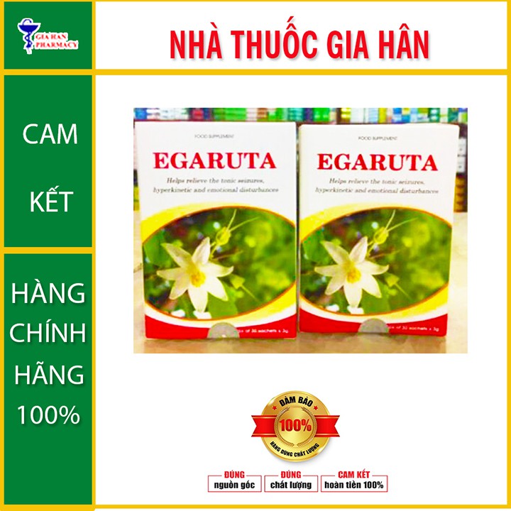 Cốm EGARUTA- hỗ trợ giảm nguy cơ các cơn co cứng, co giật, động kinh, tăng động, rối loạn cảm xúc
