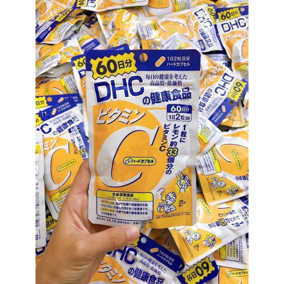 Vitamin C DHC Nhật [CHÍNH HÃNG_NỘI ĐỊA NHẬT] gói 60 ngày 120 viên