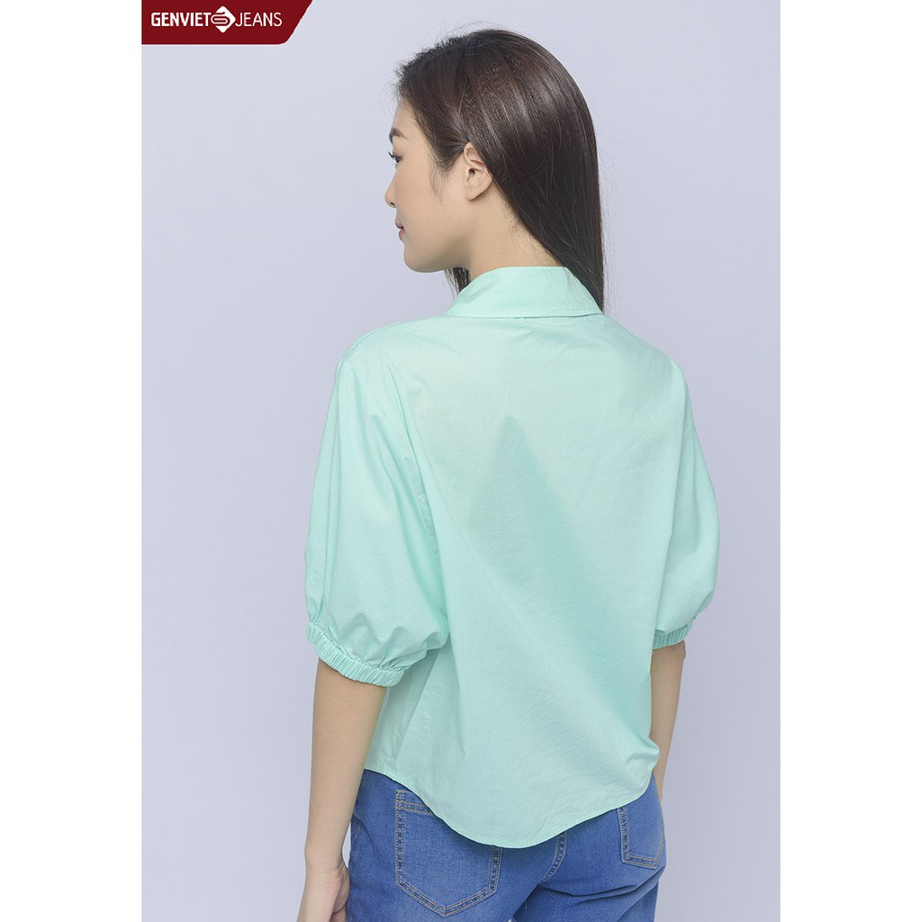 Áo sơ mi dài tay nữ TA124C1326 GENVIET