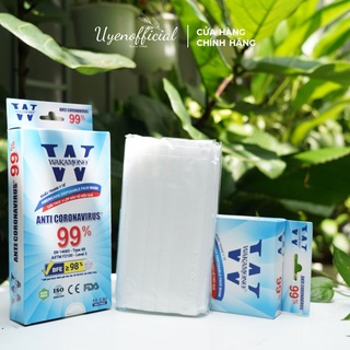 Combo 5 Khẩu trang Wakamono Người lớn - (4 Lớp, Hộp 10 Cái)