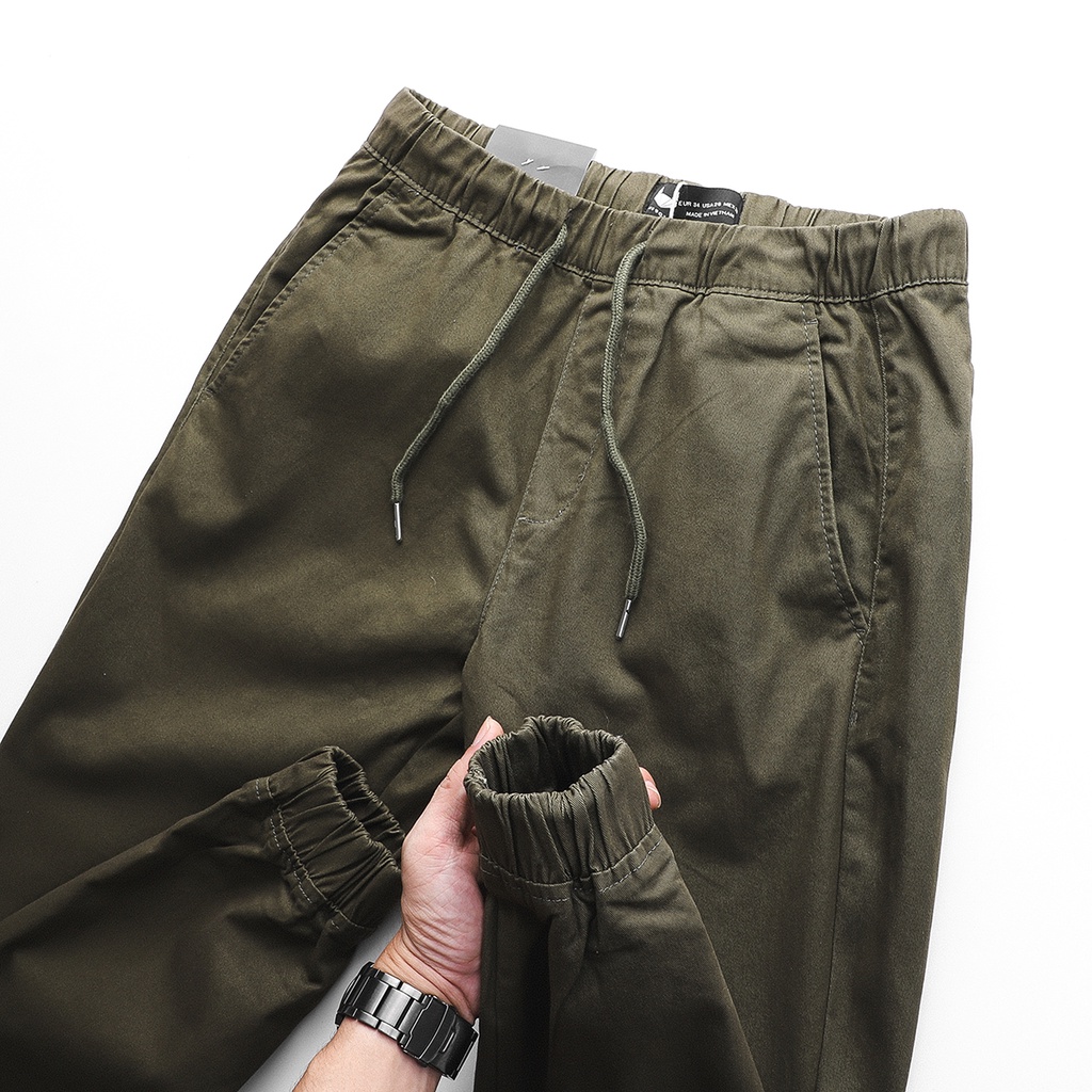 QUẦN JOGGER KAKI NAM HEBOZ chất vải cao cấp, thoáng mát, năng động trẻ trung, dáng chuẩn, basic 5 màu - 628