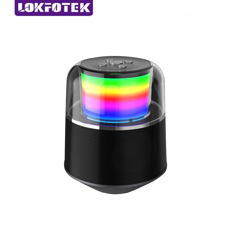 Loa LokFoTek B02 RGB kết nối Bluetooth 5.0 âm thanh nổi chất lượng cao
