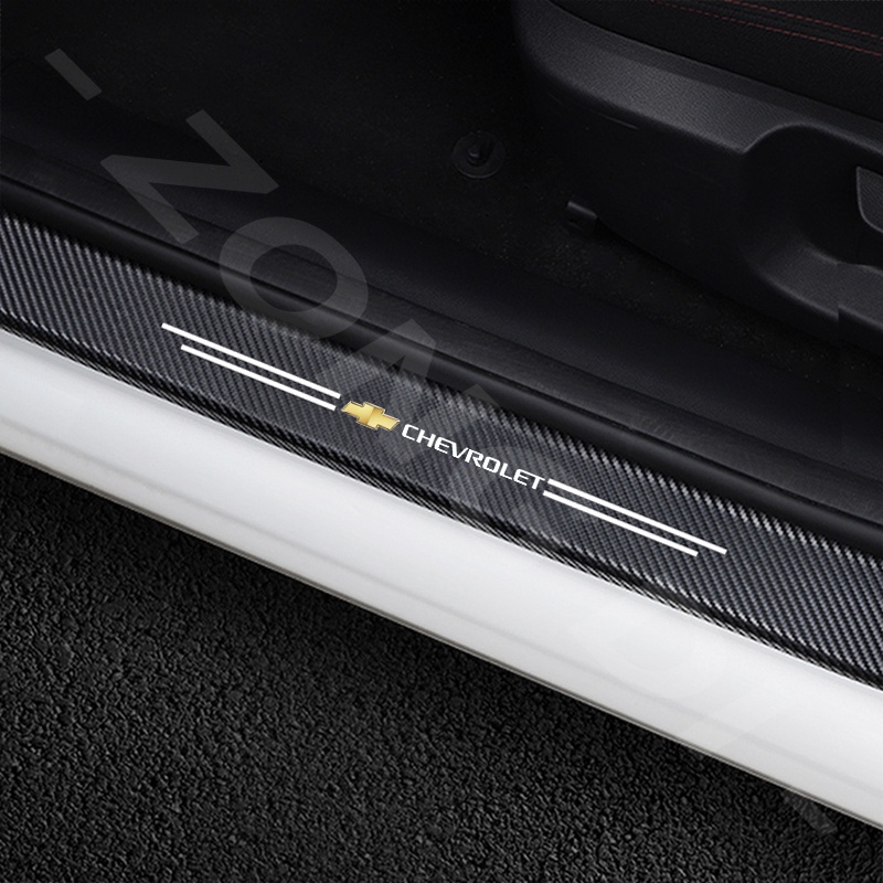 Miếng Dán Trang Trí Cửa Xe Hơi Bằng Sợi Carbon Cho Chevrolet Cruze Spark Aveo Captiva Trailblazer Colorado Orlando