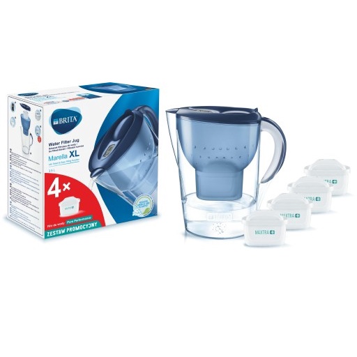 Bình lọc nước Brita Marella kèm 4 lõi lọc