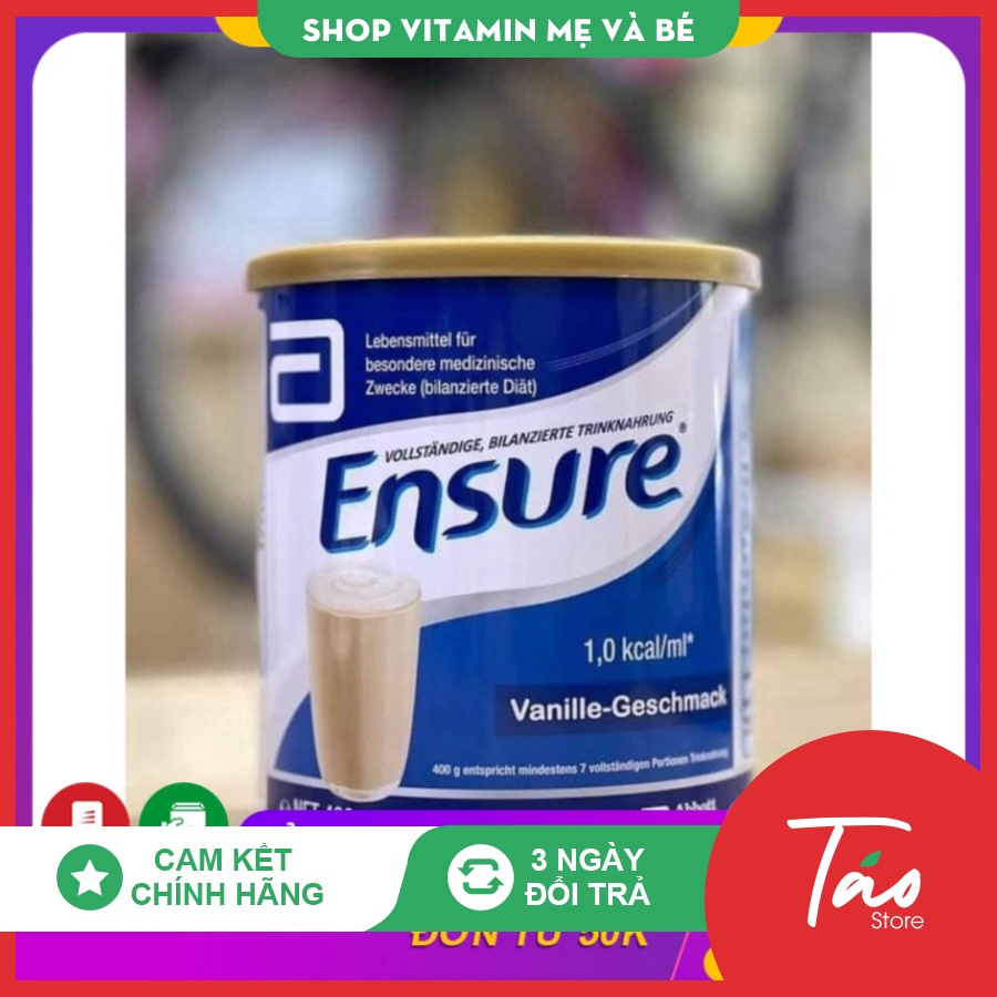 Sữa Ensure ĐỨC hộp 400g Date mới