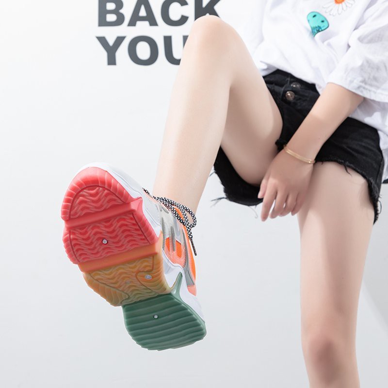 [INS Hàng Hot] Giày thể thao nữ ULzzang bản mới,💥kiểu đế hỗn hợp 3 màu gợn sóng (A9901) | BigBuy360 - bigbuy360.vn