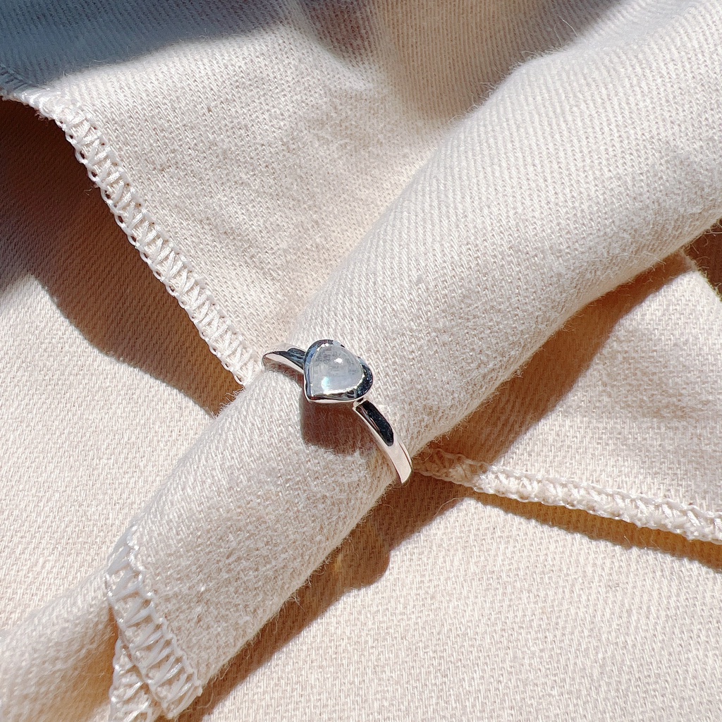 Nhẫn bạc Moonstone H.A.S