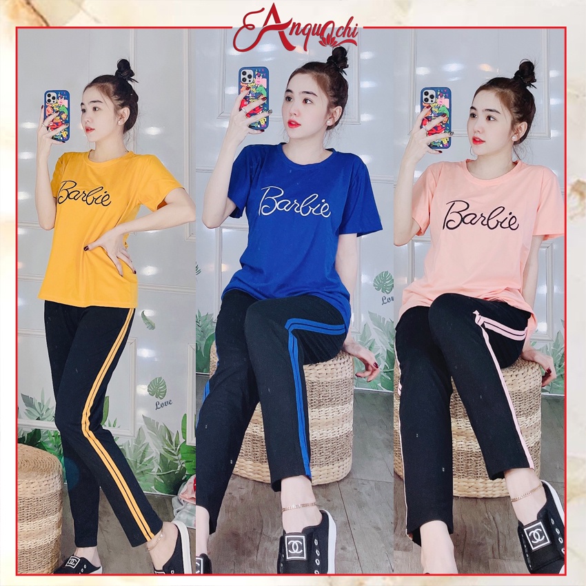 Đồ Bộ Nữ Mặc Nhà Bigsize Đẹp Thun Cotton Nữ Mặc Ngủ Ở Nhà Dễ Thương Quần Dài Cute Diễm Quỳnh S066
