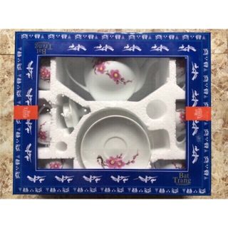 Bộ ấm chén sứ bát tràng