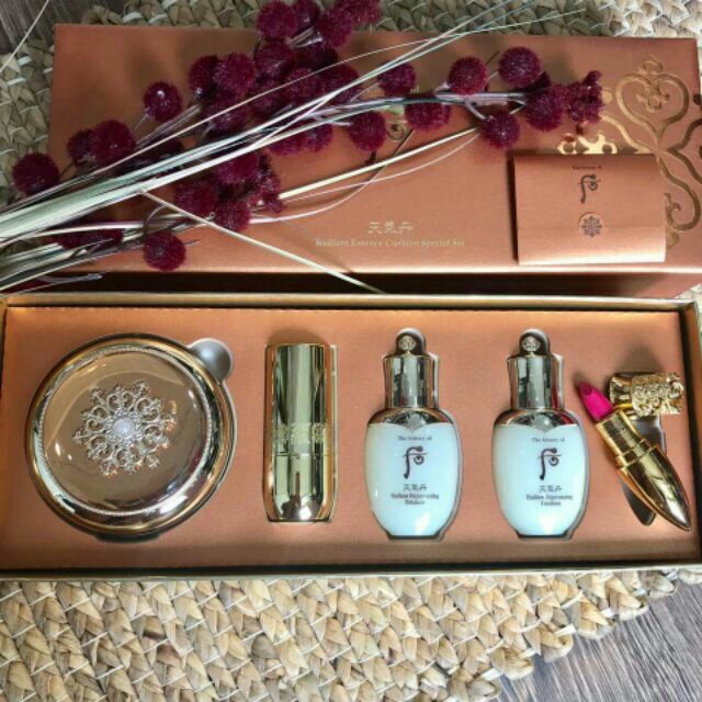Set Radiant Essence Cushion Special phấn nước hoàng cung cao cấp siêu đẹp