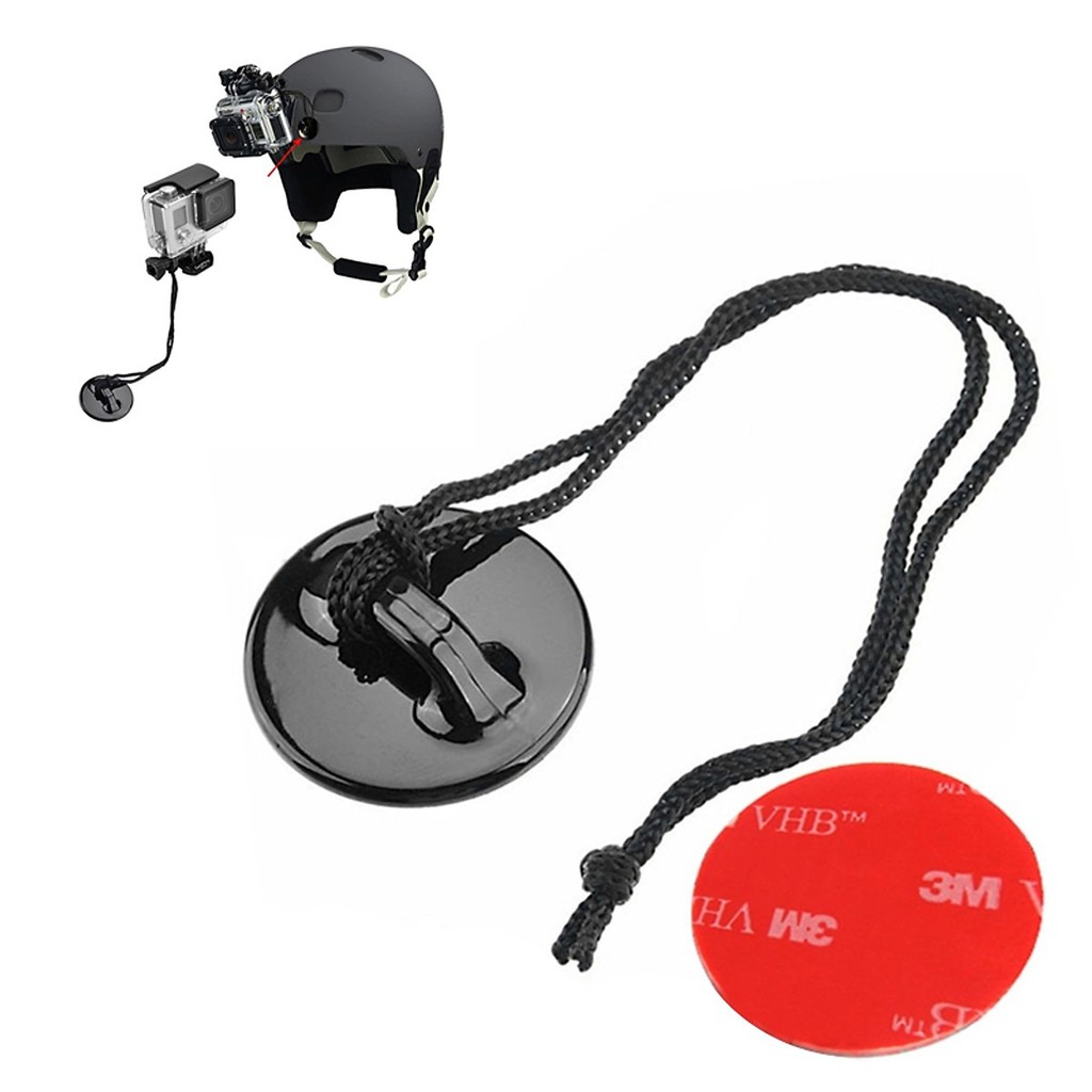 Đế gắn camera + keo 3M mũ bảo hiểm cho camera hành trình gopro sjcam eken,...