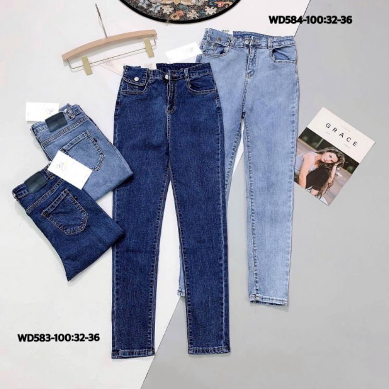 Quần jeans giãn bigsize