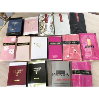 Mẫu thử nước hoa Prada các mùi