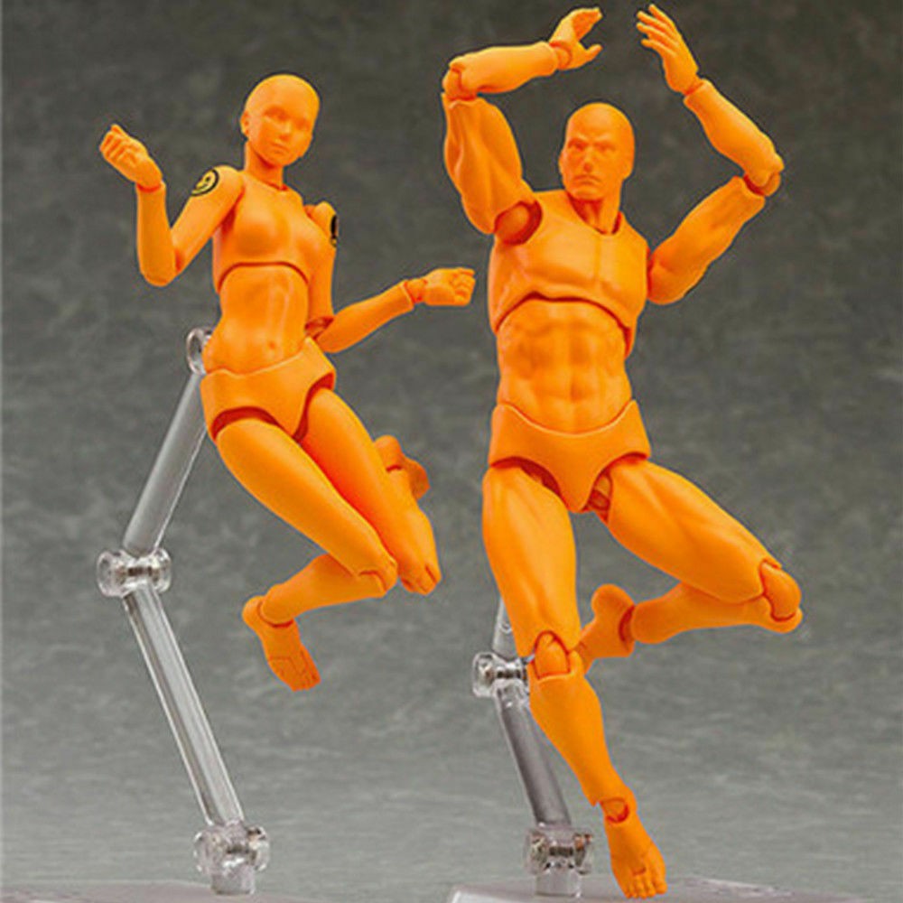 5inch Figma Male/female Body Action Figure Model Joint Movable Doll Toy Collect