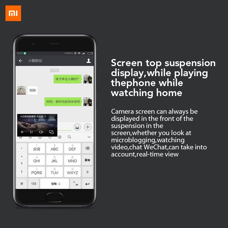 Camera IP Xiaomi Mijia Xiaobai thông minh 1080P HD Wifi tầm nhìn đêm chất lượng cao