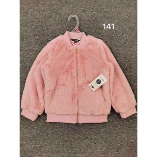 (còn size S 50kg) Áo khoác lông dáng bomber bé gái George