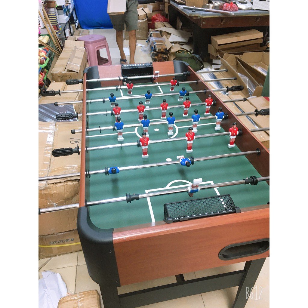 Bàn Bi Lắc Bóng Đá Cỡ Lớn 1,2m, Banh Bàn Foosball Oxford Wooden 1m2 Thi Đấu Cho Gia Đình Văn Phòng Hanana