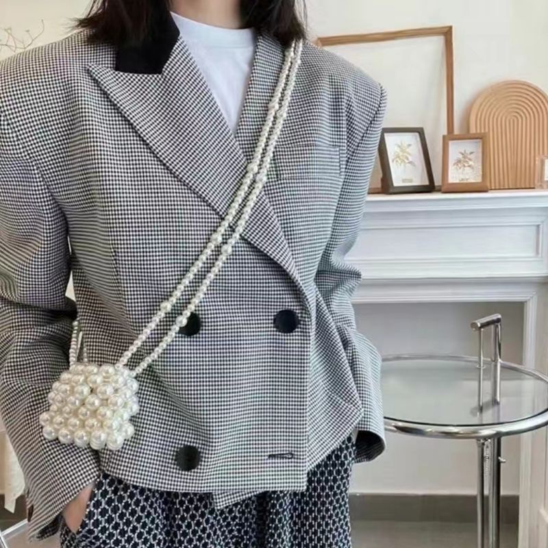 Túi túi xách mini đính hạt nhân tạo ETSY001 dễ thương cho bé gái