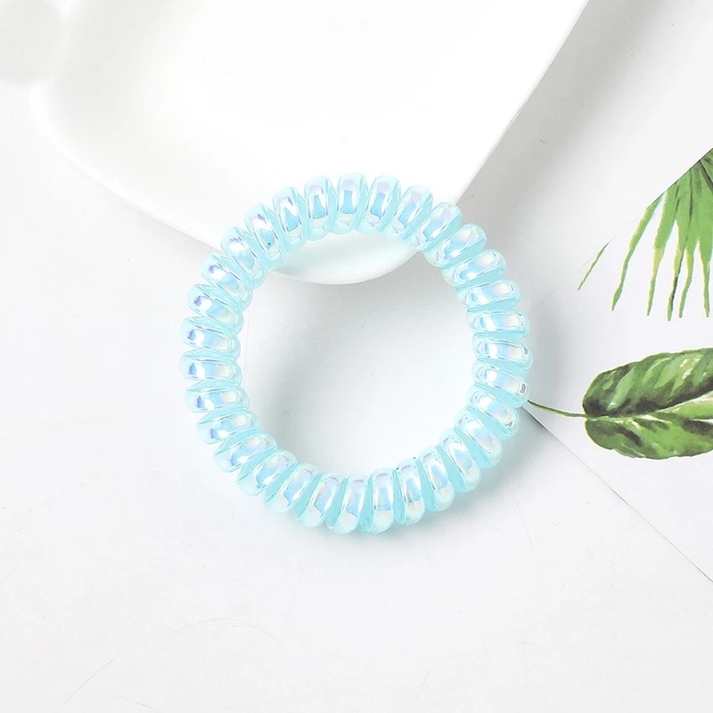 Dây buộc tóc co giãn bằng nhựa thời trang nhiều màu sắc cho nữ