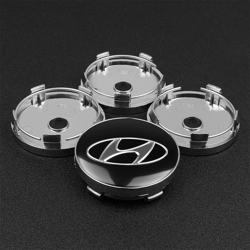 Logo Chụp Mâm Bánh Xe Ô Tô Hyundai đường kính 60mm