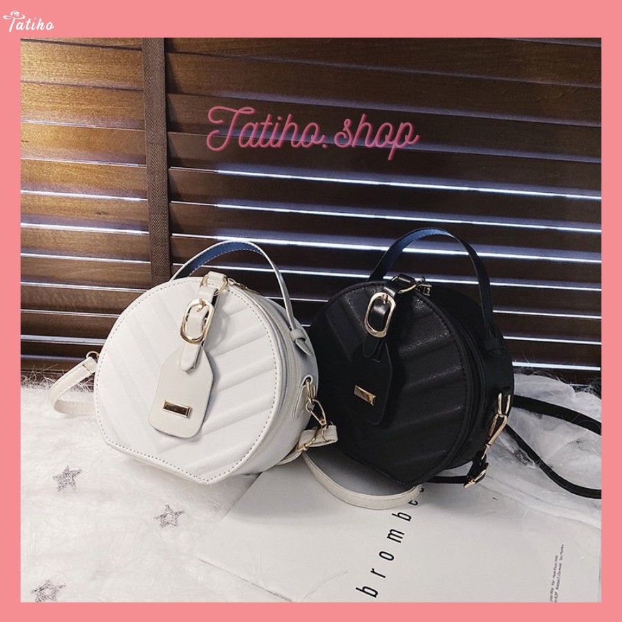 [HÀNG XỊN, GIÁ TỐT] Túi Xách Đeo Chéo Nữ Kiểu Tròn Đơn Giản Thanh Lịch - Mã TUI09