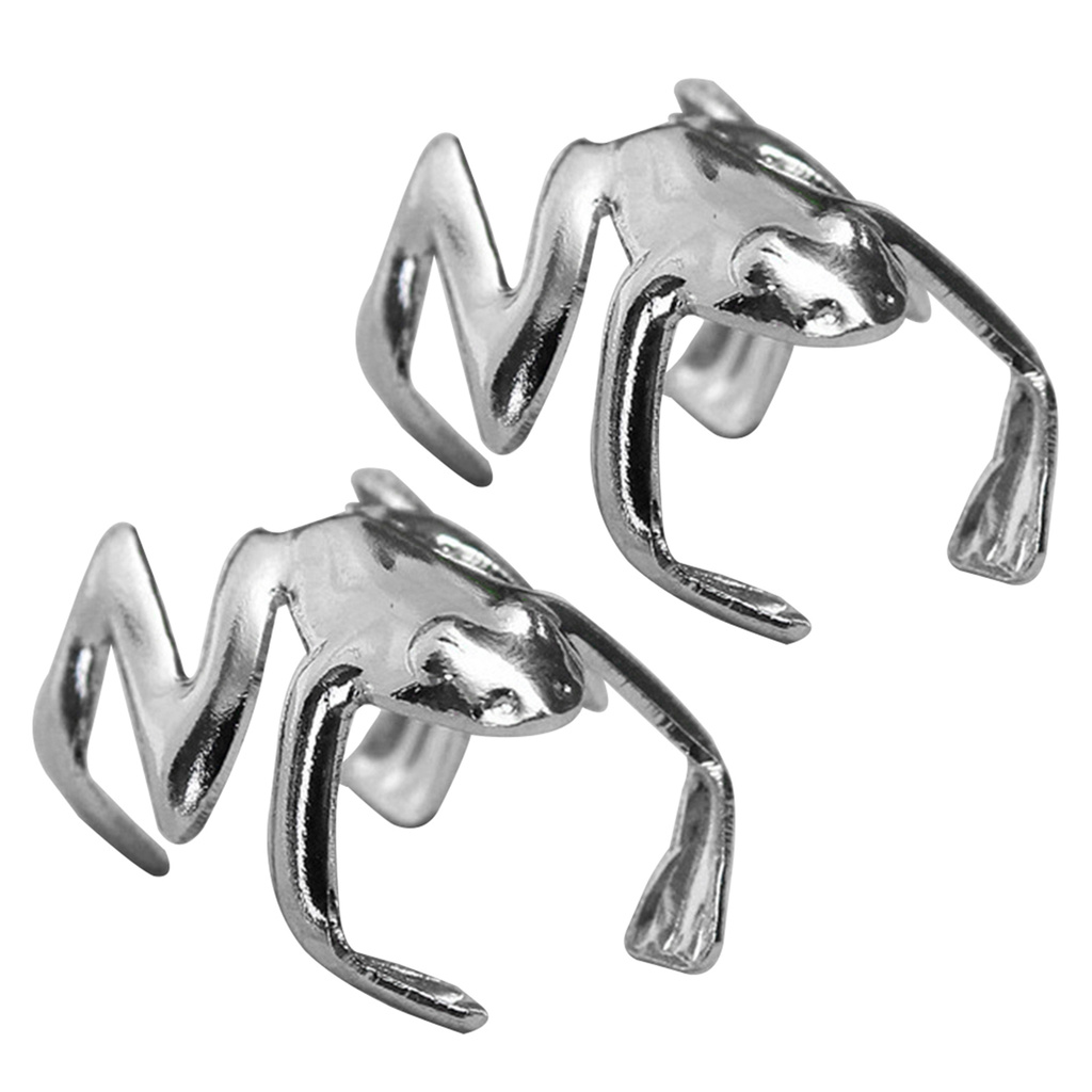 <sujianxia> Ear Clips Exquisite Frog Shape Alloy Women Attractive Ear Cuff for Party