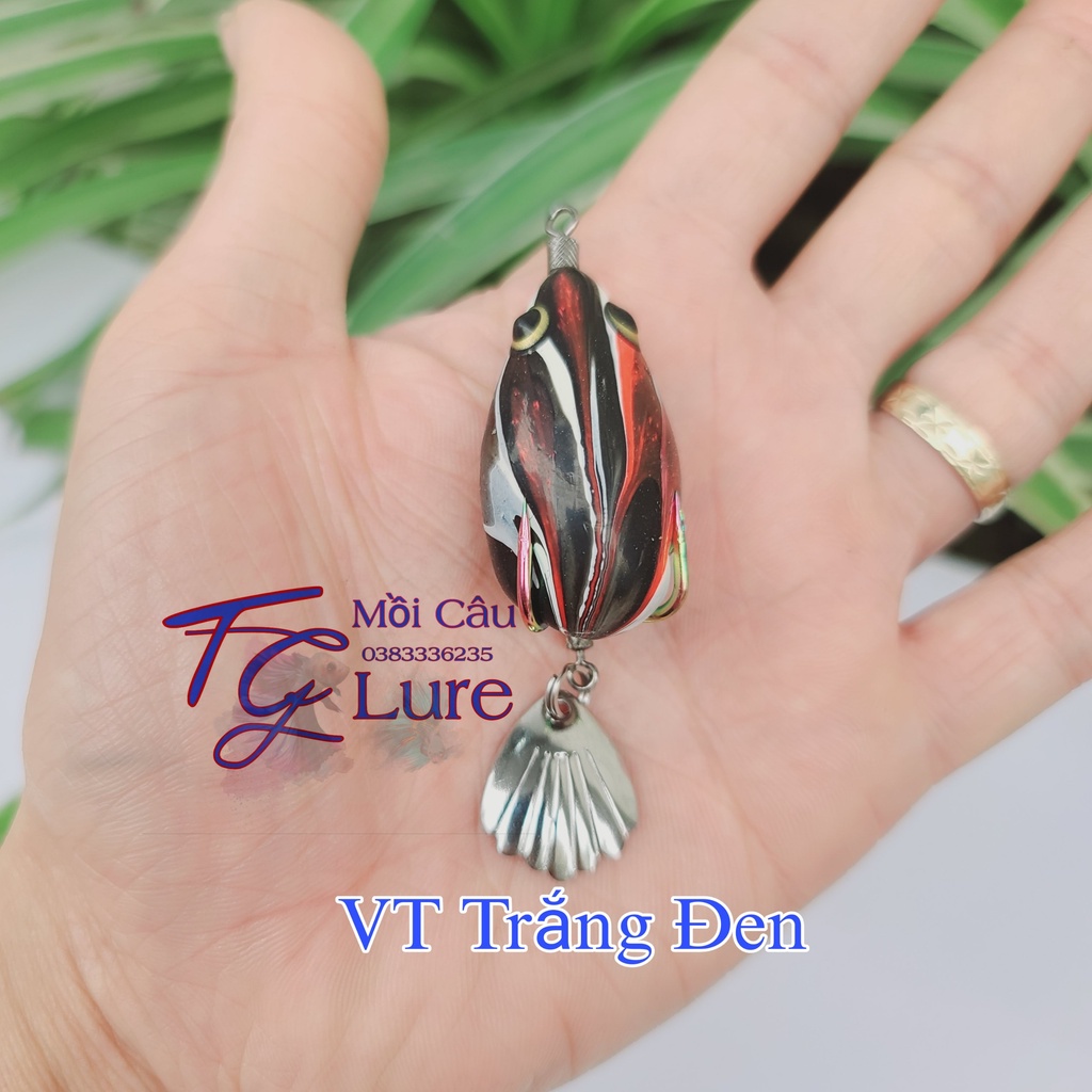 Mồi Nhái hơi VT lure lưỡi titan Chuyên lure lóc M1