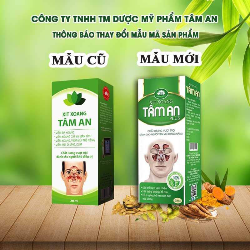 XỊT ХОАN𝖦 TÂM AN Và XỊT MŨI TÂM AN PLUS