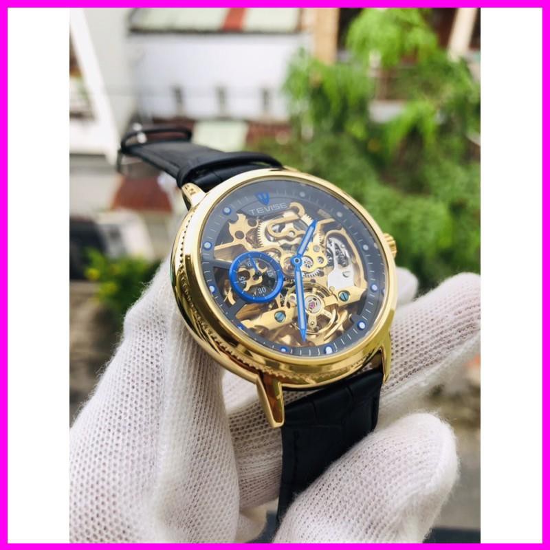 [Hàng xịn] ĐỒNG HỒ TEVISE CƠ Cho Nam  DÂY DA CAO CẤP CHÍNH HÃNG | BigBuy360 - bigbuy360.vn