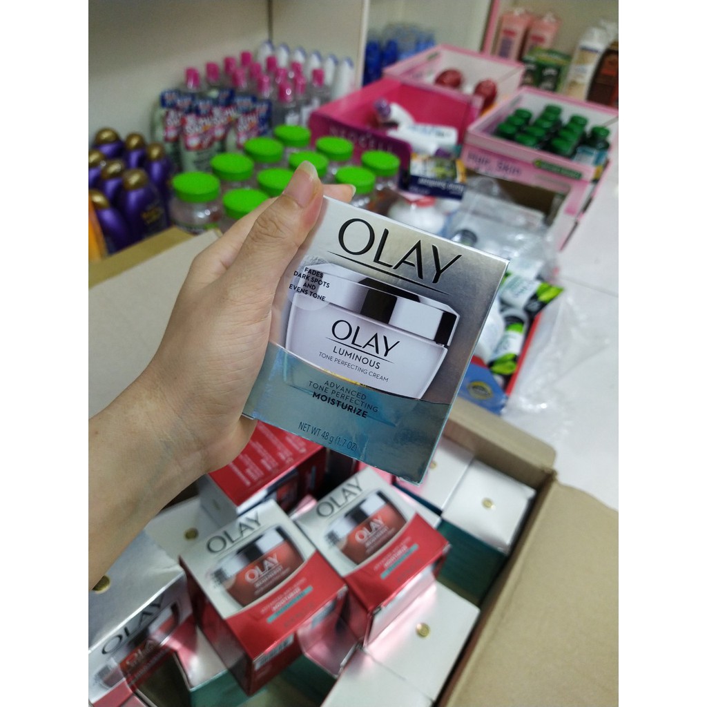 [Hàng Mỹ] Kem olay - Olay Luminous Tone Perfecting cream 48g