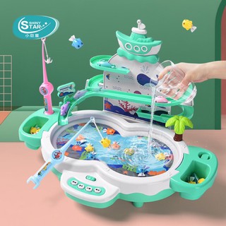 Đồ chơi câu cá có cầu trượt , có nhạc
