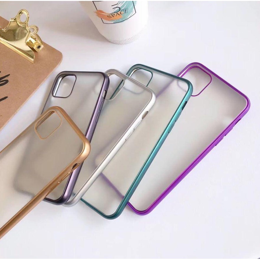 Ốp cho iP 12 J-CASE lưng nhám viền màu chính hãng