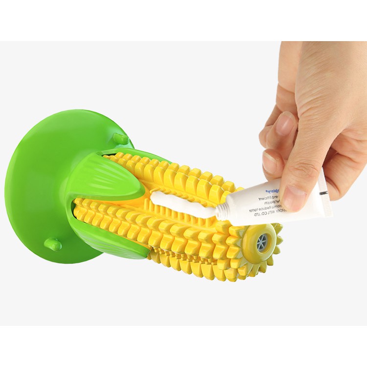 Đồ chơi cho chó mèo , đồ gặm hình trái bắp giúp sạch răng cho thú cưng