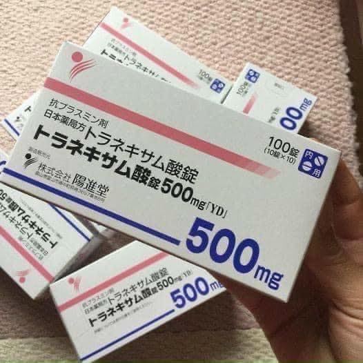 VIÊN UỐNG TRẮNG DA TRANSAMIN 500mg NHẬT BẢN - CHÍNH HÃNG