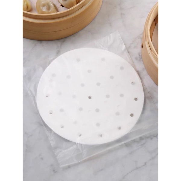 SET 2 XẤP GIẤY NẾN ĐỤC LỖ LÓT NỒI CHIÊN KHÔNG DẦU