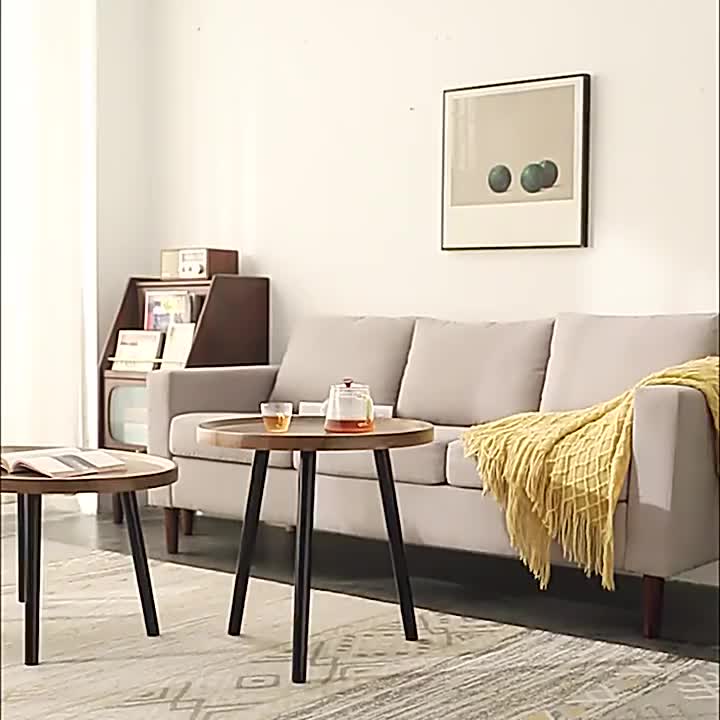 Bộ Bàn Trà Đôi Cao Cấp-Bàn Trà Uống Nước-Bàn Cafe Kép Phong Cách Cho Phòng Khách ko | BigBuy360 - bigbuy360.vn