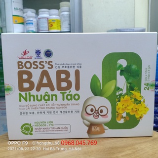 Gel nhuận táo BOSS'S BABI bổ sung chất xơ, cải thiện táo bón