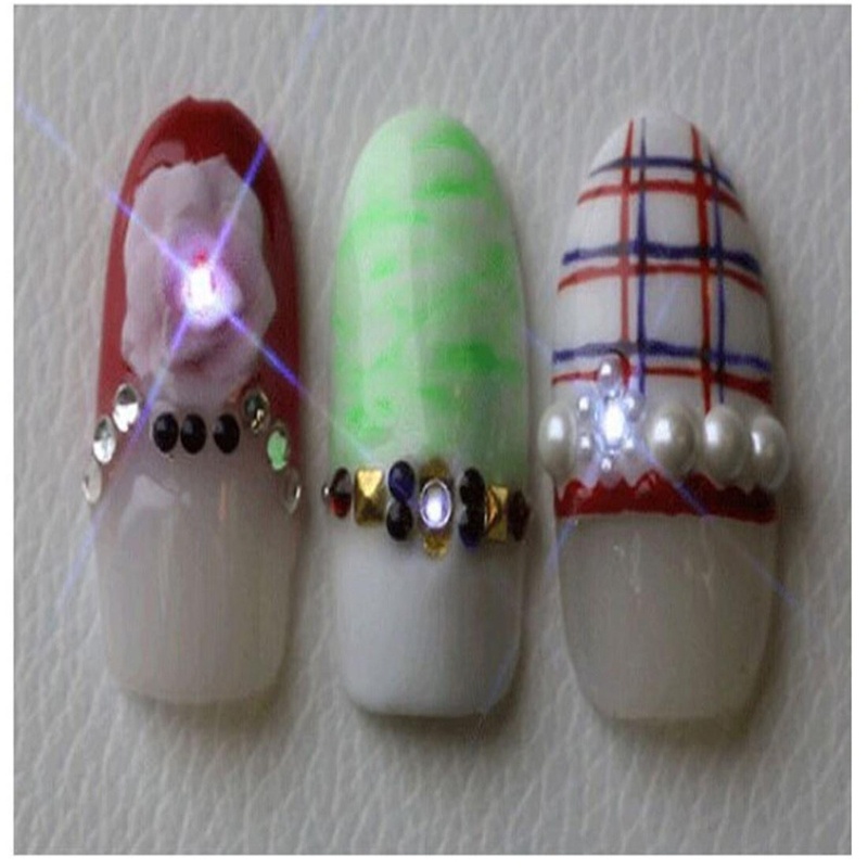 ✿ Bộ Dụng Cụ Trang Trí Móng Tay Nghệ Thuật Có Đèn LED NFC DIY