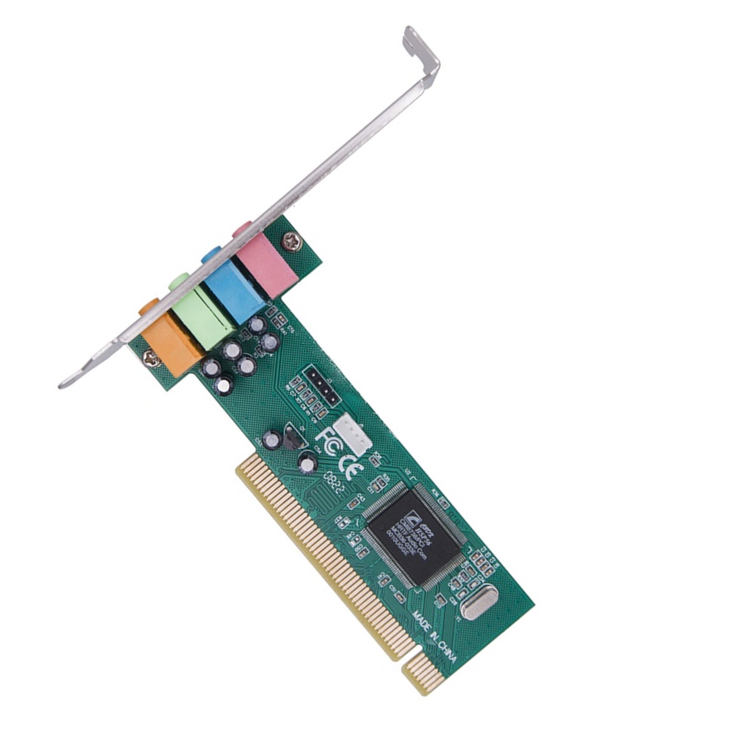 Thẻ Âm Thanh 8738 PCI 4.1 5 Kênh Hỗ Trợ Win XP / 7 / 8 / 10 Linux