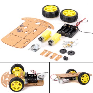 Khung xe robot 3 bánh 2 động cơ