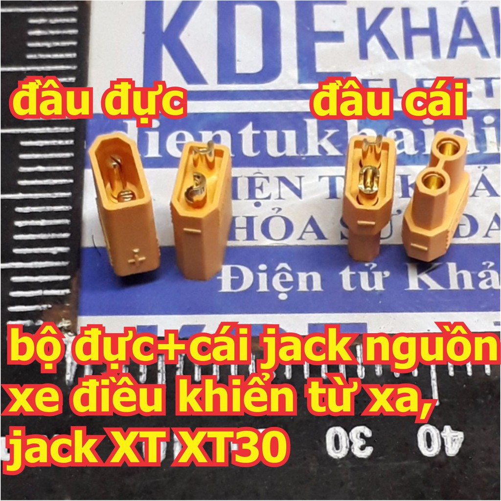 bộ đực + cái jack nguồn PIN xe điều khiển từ xa, jack XT XT30 hàng chất lượng cao kde4545