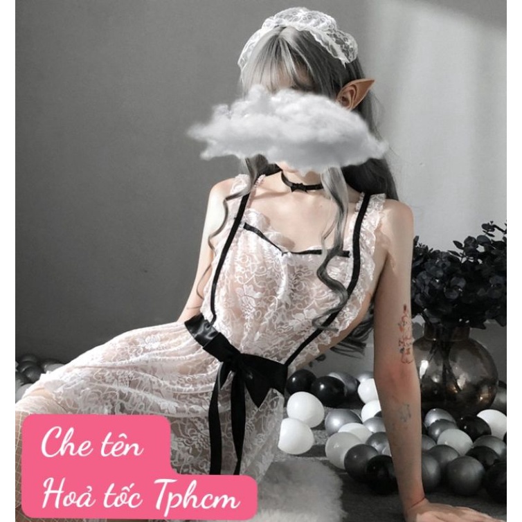 Váy ren cosplay người hầu đồ ngủ quyến rũ
