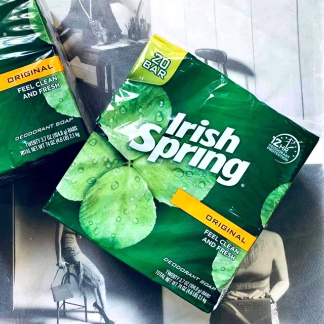 Lẻ 1 cục xà phòng diệt khuẩn Irish Spring Mỹ