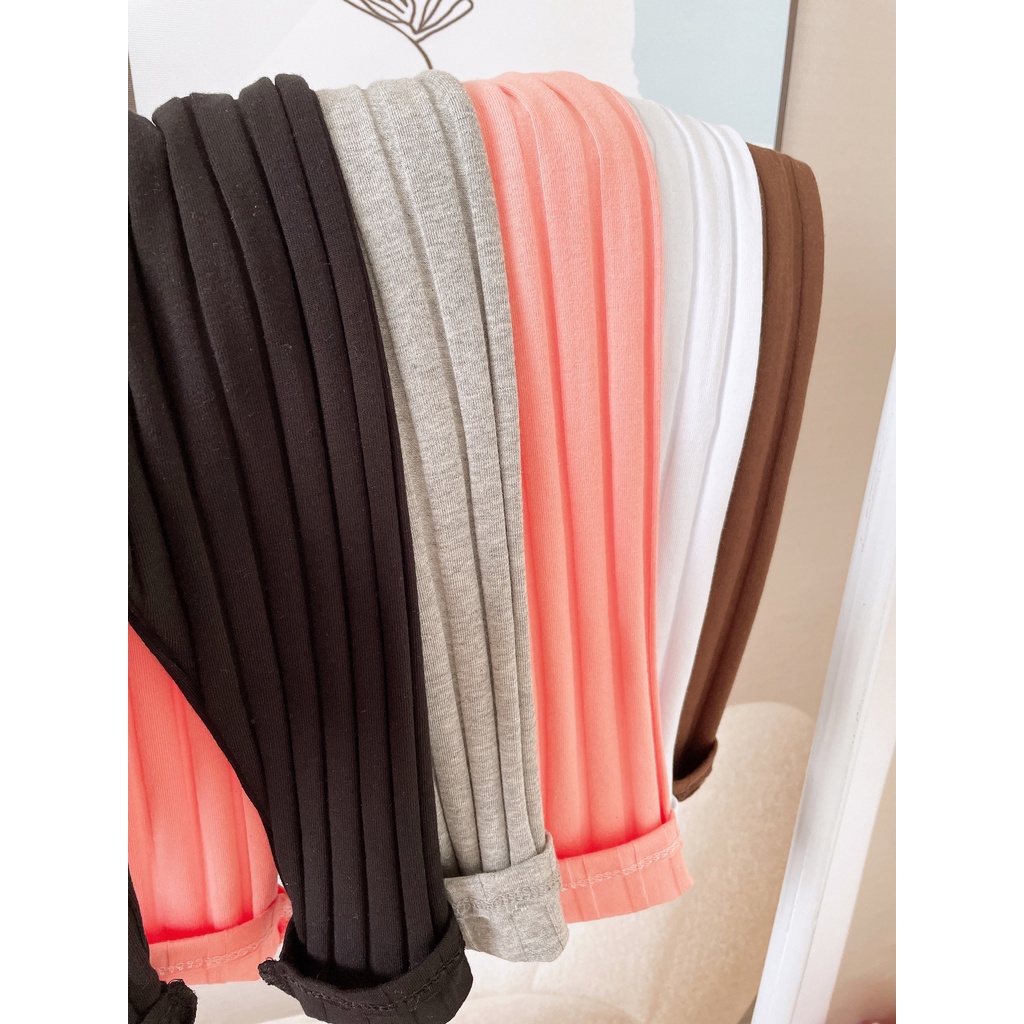 Quần legging trơn chất cotton len mềm 5 màu cho bé gái Namkidshop (V797)