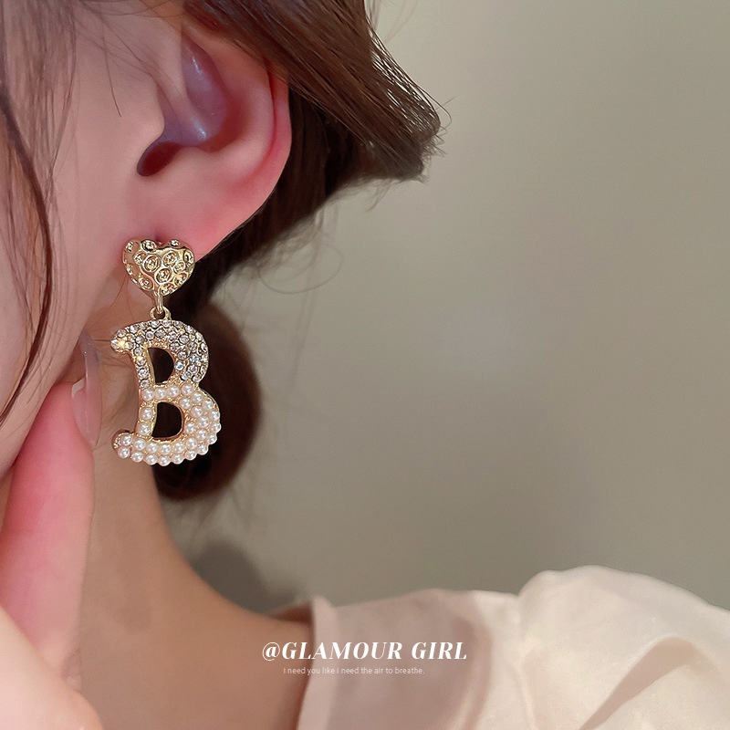 Bông Tai Hình Nơ Đính Ngọc Trai Sang Trọng