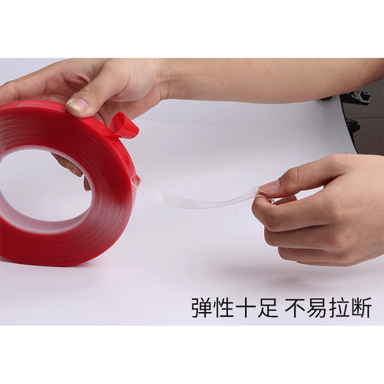 Cuộn băng keo PET hai mặt trong suốt chống thấm nước/ chống nhiệt có thể gỡ ra